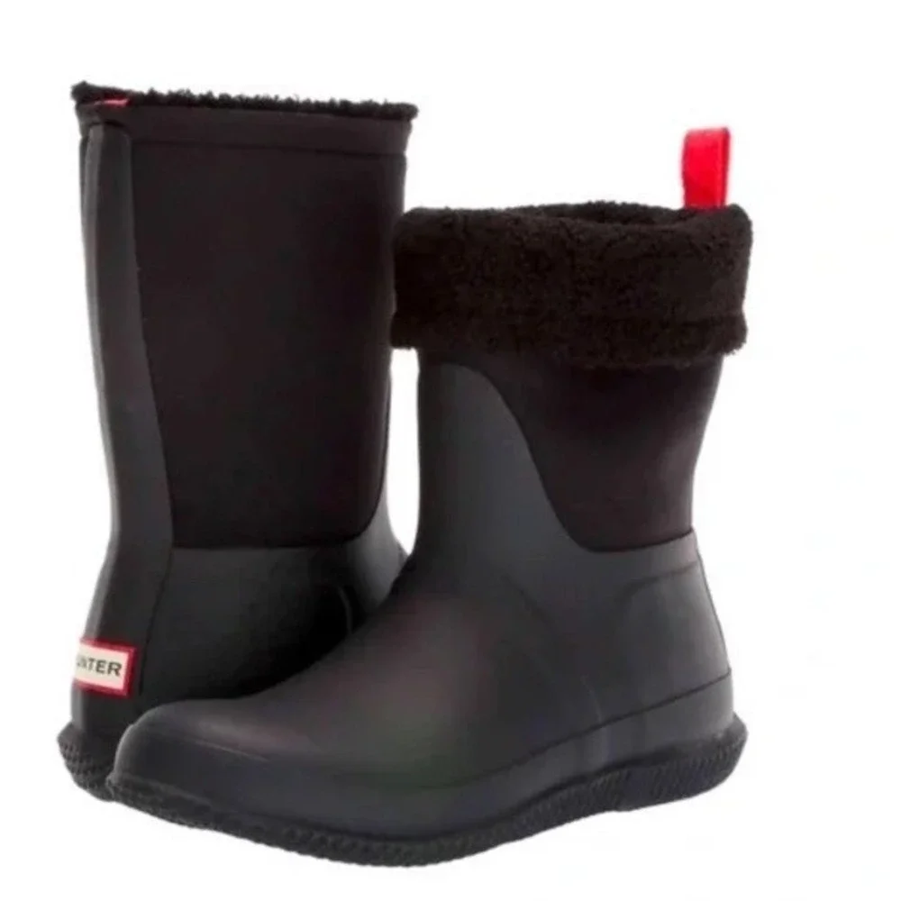 Women's Hunter Sherpa‎ Lined Original Roll Top Boot Waterproof Insulated Size 5